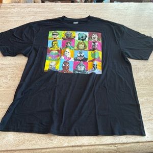 Spider-Man: Beyond Amazing Toy Villain Squares T-Shirt men’s (size 3XLT)